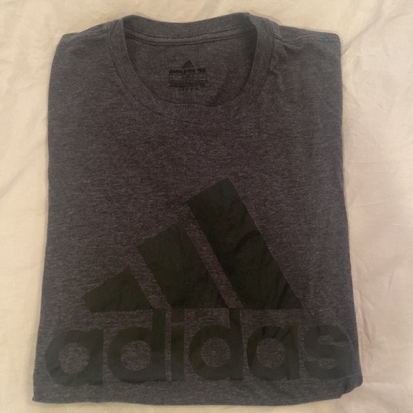 Adidas - Amplifier Short Sleeve Grey/Black T-Shirt (M) - Picture 2 of 3